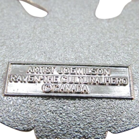 Joe Wilson Raven the Cultural Hero Pendant Necklace with Black Cord Canada - Picture 9 of 12